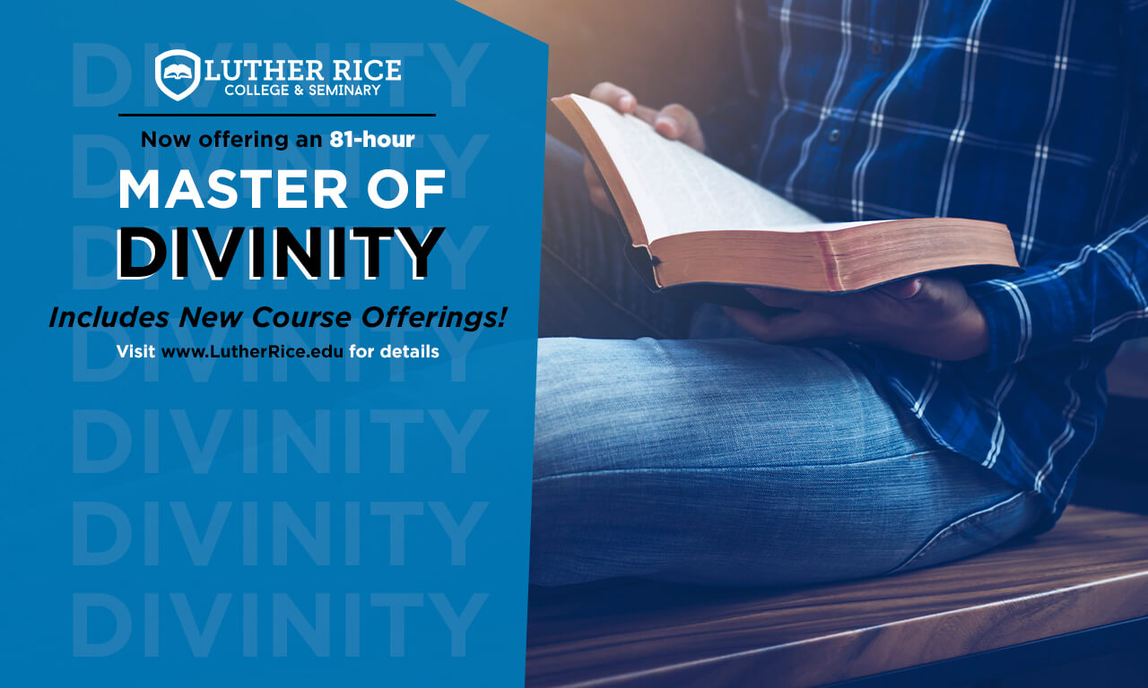 now offering an 81 hour master of divinity course